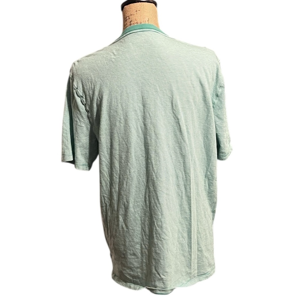 Old Navy Mint Green & White Striped Tee - Picture 4 of 7
